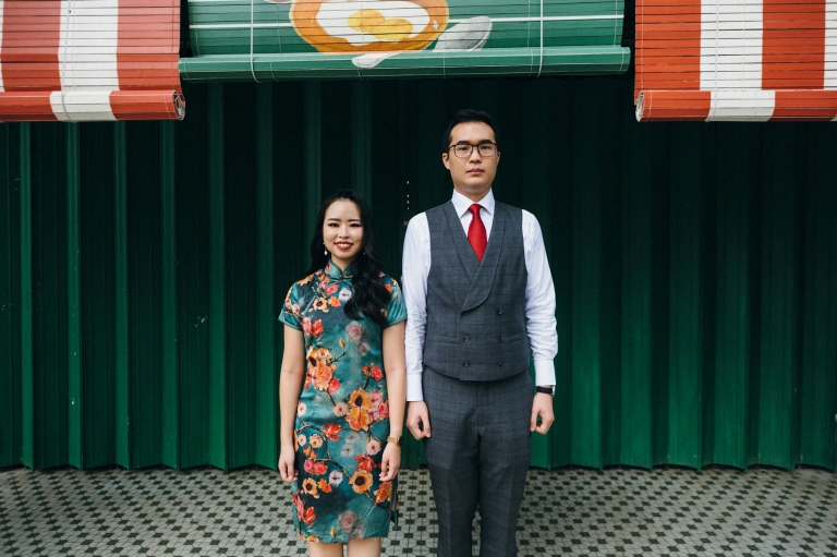 pre-wedding photoshoot in petaling street