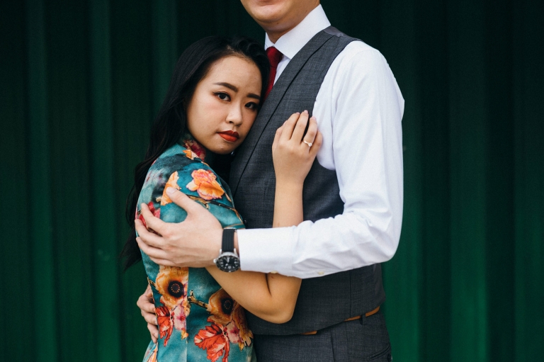 pre-wedding photoshoot in petaling street