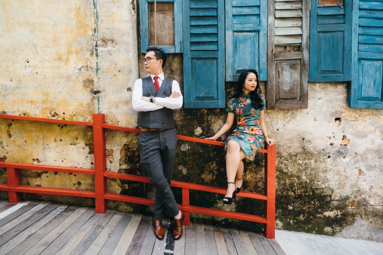 pre-wedding photoshoot in petaling street