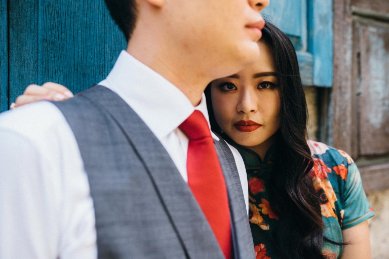 pre-wedding photoshoot in petaling street