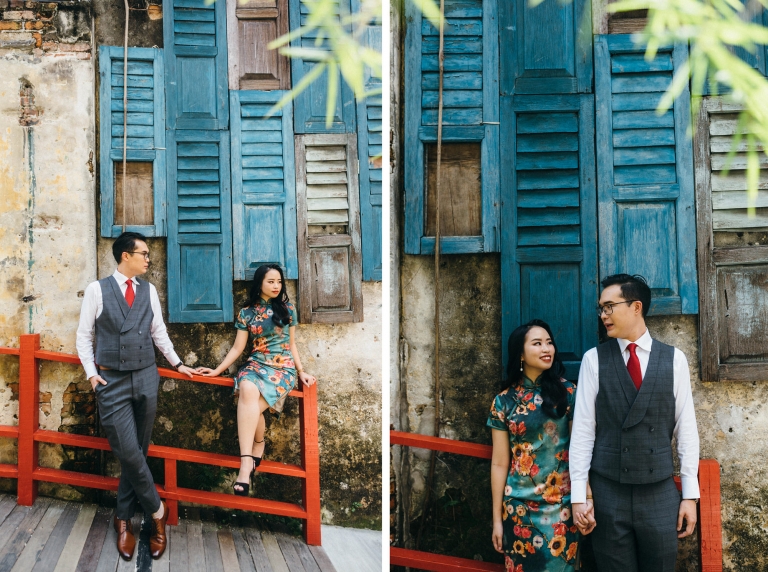 pre-wedding photoshoot in petaling street