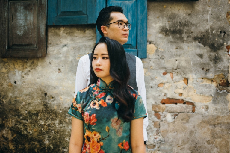 pre-wedding photoshoot in petaling street