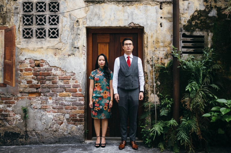 pre-wedding photoshoot in petaling street