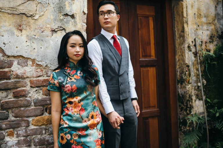pre-wedding photoshoot in petaling street