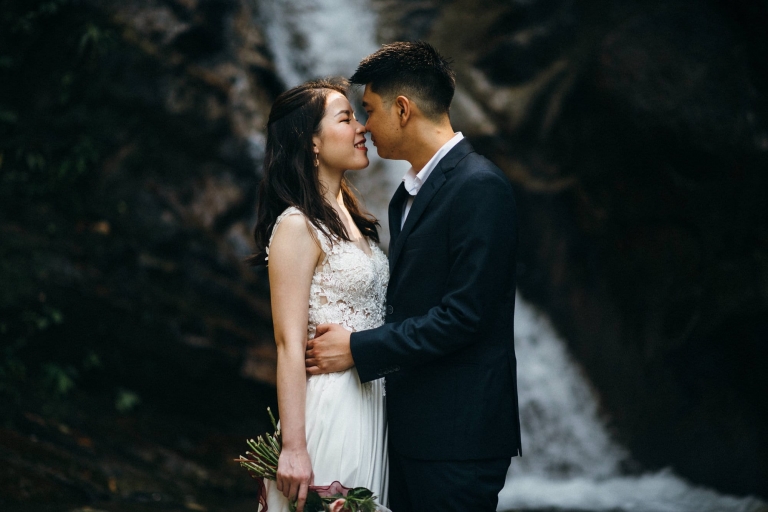 Kanching Falls wedding