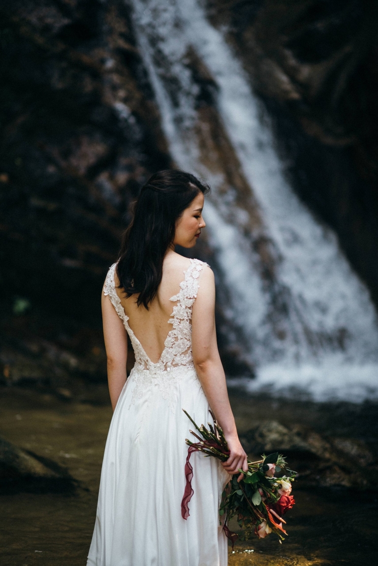 Kanching Falls wedding