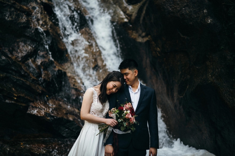 Kanching Falls wedding
