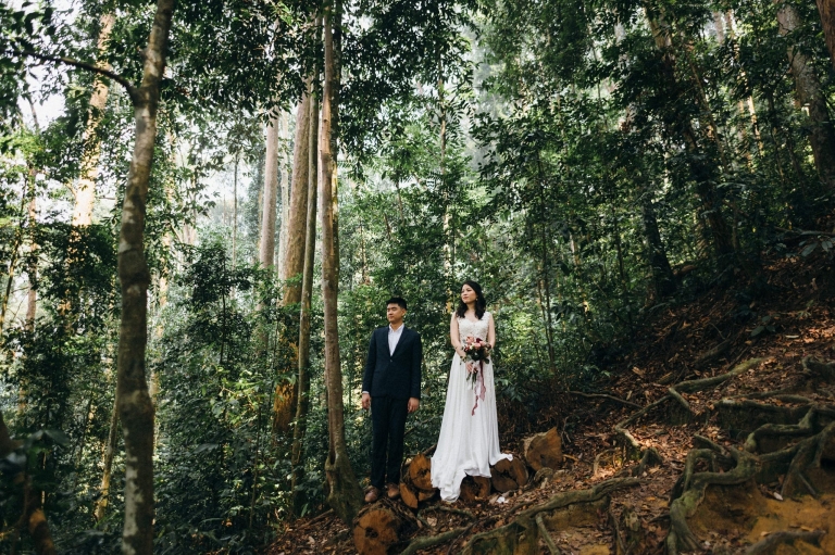 Kanching Falls wedding