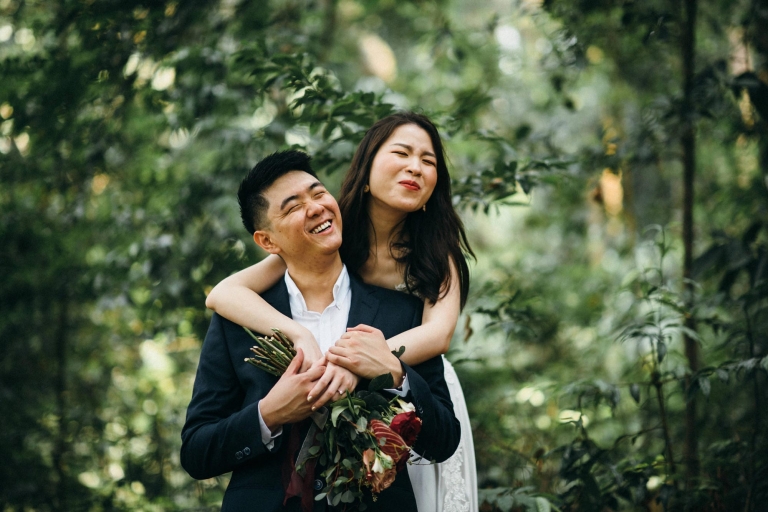 Kanching Falls wedding