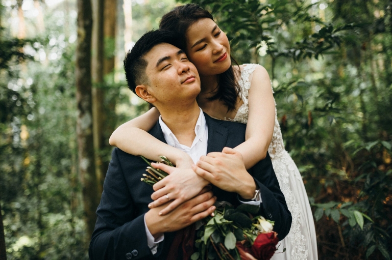 Kanching Falls wedding