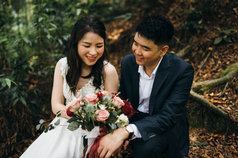 Kanching Falls wedding