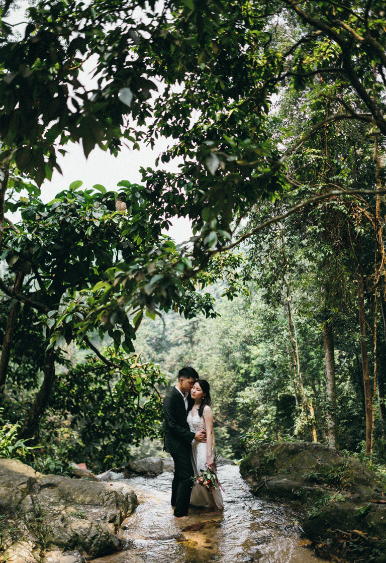 Kanching fall wedding