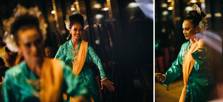 Malay wedding cultural dance