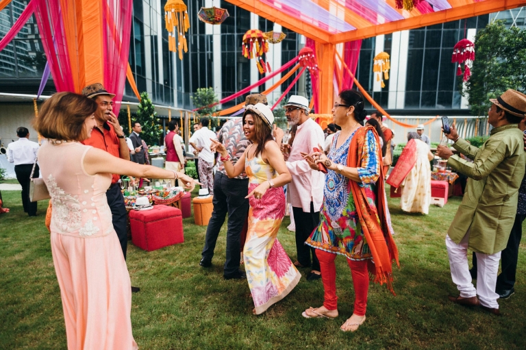 Mehndi wedding ceremony