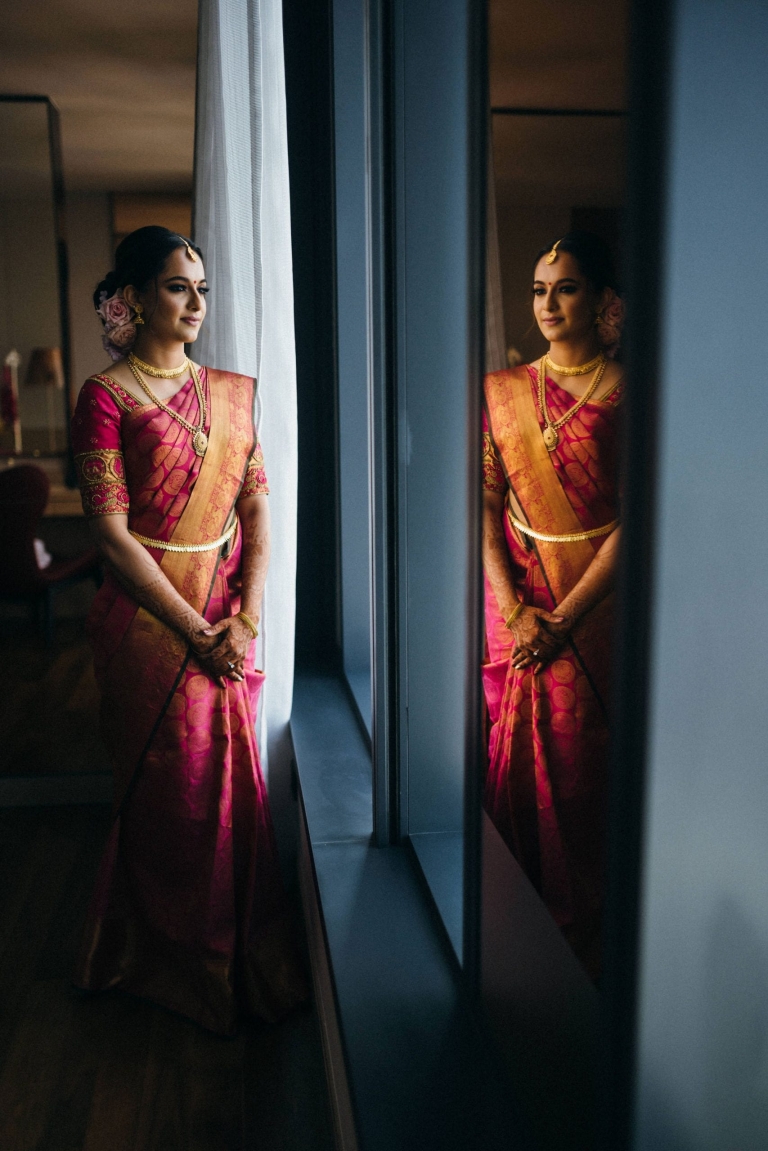 Portrait of an indian bride