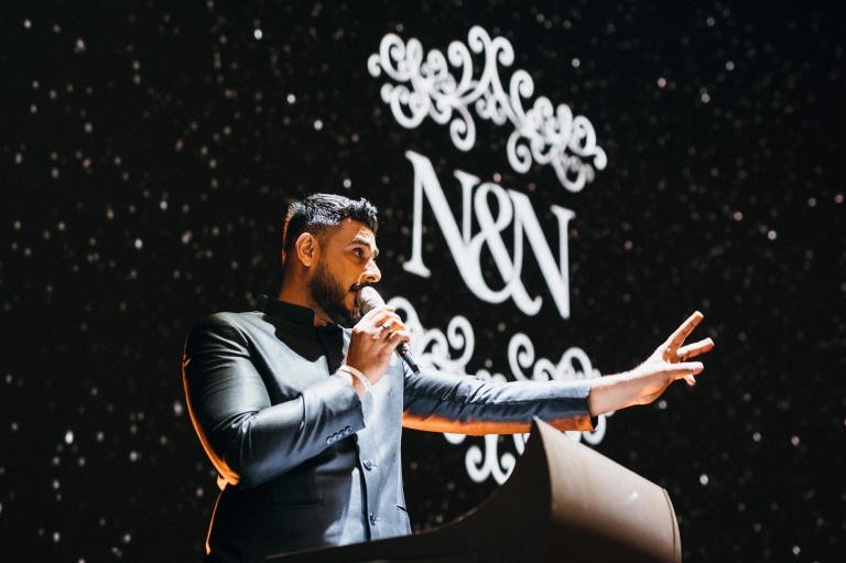 EQ Hotel wedding dinner