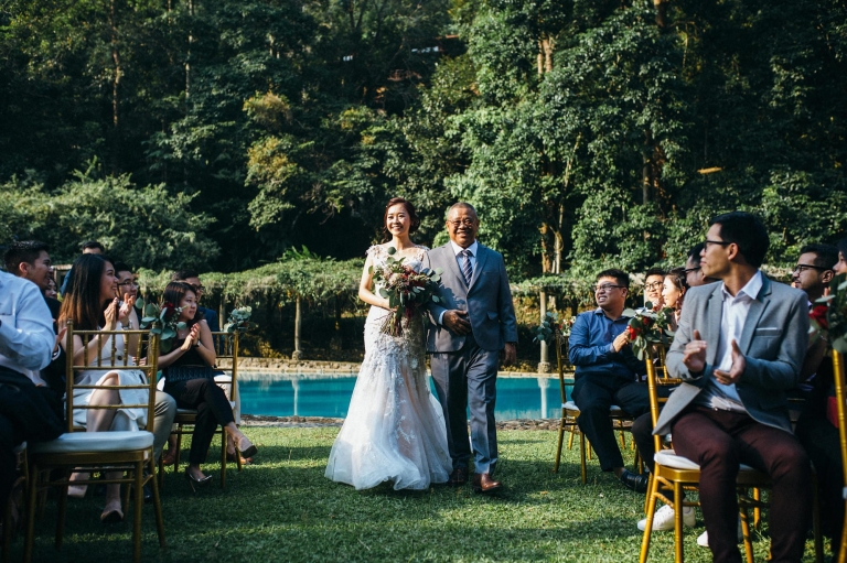 Enderong resort garden wedding