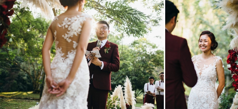 Enderong garden wedding