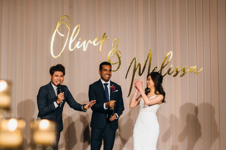 wedding banquet dinner at Grand hyatt