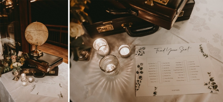 Rustic wedding decor