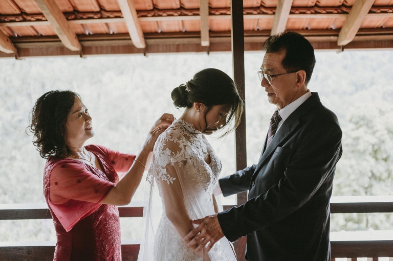 Tanarimba Janda Baik Wedding Bride's parents