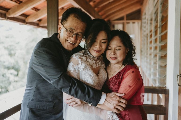 Tanarimba Janda Baik Wedding Bride's parents