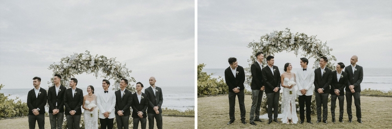 Soori Bali Wedding Ceremony Groomsmen