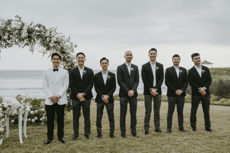 Soori Bali Wedding Groomsmen