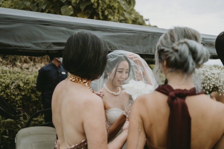 Soori Bali Wedding Bride Arrival