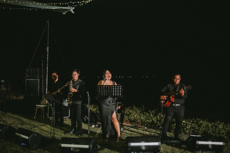 Soori Bali Wedding Live Band Performance