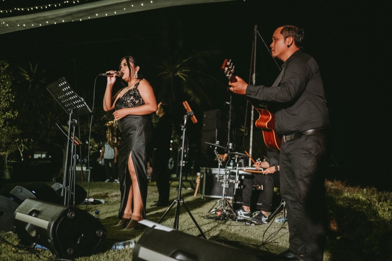 Soori Bali Wedding Live Band Performance