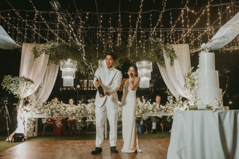  Soori Bali Wedding Champagne 